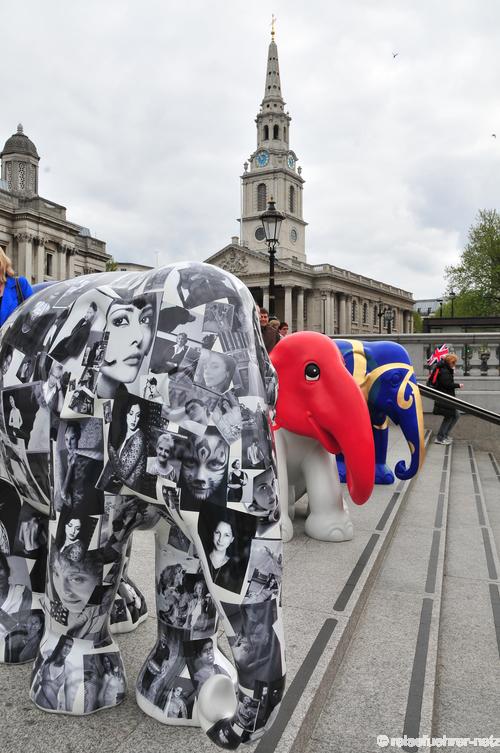 Первый Парад Слонов в Лондоне